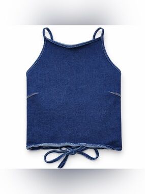 Vintage Denim Tie-Back Top
Women’s Size